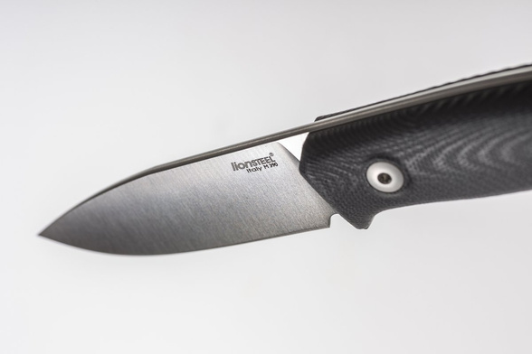 LionSteel Bushcraft G10 Black, Fixed Satin Blade (M1 GBK)