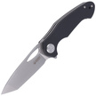 Nóż składany Kubey Dugu T/E Black G10, Sand Blasted 14C28N (KU159C)