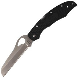 Spyderco Byrd Cara Cara Rescue 2 FRN Black, SpyderEdge (BY17SBK2)