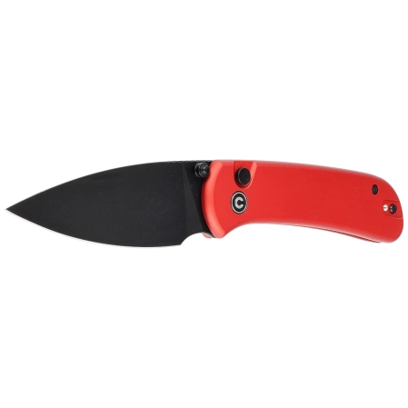 Civivi Qubit Red Aluminum, Black Stonewashed 14C28N knife (C22030E-2)