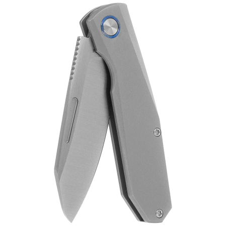 Remette Squirrel Knife Gray Titanium, Manual Fine Grinding Satin M390 (RTDP-G)