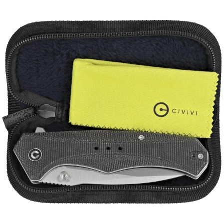 Civivi Photonix Knife Dark Green Canvas Micarta, Satin 14C28N (C23081B-3)