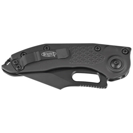 Microtech Stitch-A S/E Black Aluminum, Black DLC P/S by Borka Blades and Tony Marfione (169-2T)