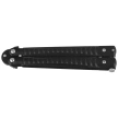 Nóż motylek Martinez Albainox Balisong Black Steel, Black 3Cr13Mov (02206)