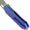 Remette RT-Woodpecker Knife Crystal Blue Titanium, Hand Grinding Pearlescent M390 (RTWP-IB)
