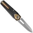 Remette Infinite Power Knife Black Titanium, Hand Grinding Pearlescent M390 (RTIP-A)
