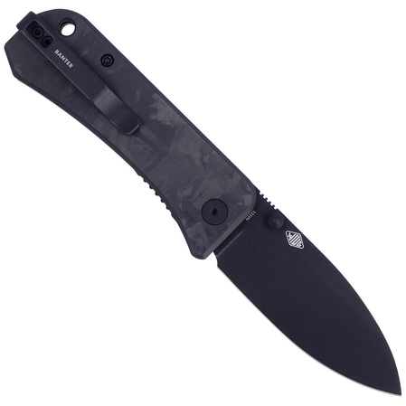 Nóż składany WE Knife Banter Marble Carbon Fiber, Black Stonewashed CPM S35VN by Ben Petersen (2004H)