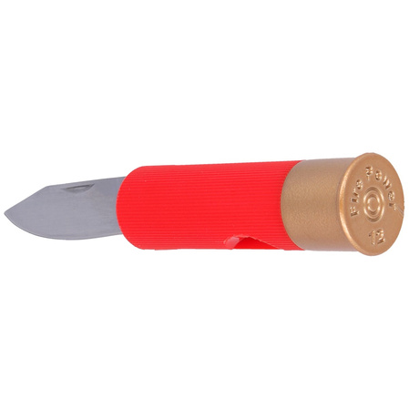 Nóż składany Martinez Albainox Cartridge Cal. 12 Red ABS, Satin 3Cr13Mov (18496)