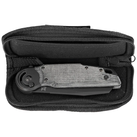 Fox Metamorphosis Black Micarta Knife, Black PVD M390 (FX-556-A2)