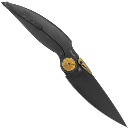 Nóż składany Rike Knife RK Predator-B Black DLC Titanium, Black DLC M390