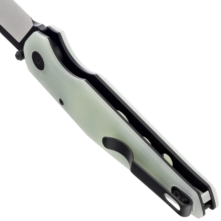 Nóż składany Bestech Snakebird Transparent G10, Satin / Black PVD 14C28N (BG58D)