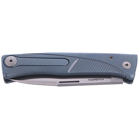 LionSteel Thrill Knife Blue Titanium, Satin M390 by Molletta (TL BL)