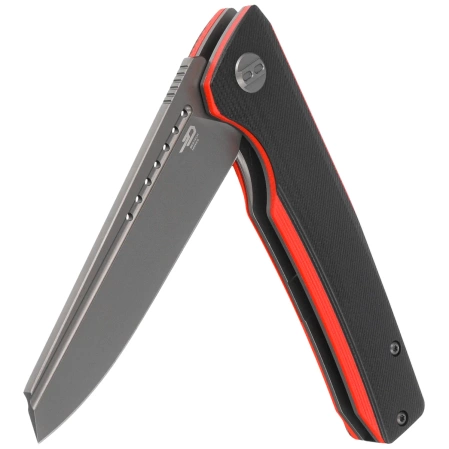 Nóż składany Bestech Slyther Black/Red G10, Grey Titanized 14C28N (BG51C)