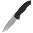 WE Knife Kitefin Black Titanium, Satin Finish CPM S35VN (2001G)