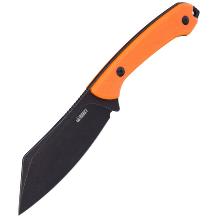 Kubey Knife Perses, Orange G10, Dark Stonewashed D2 (KU302B)
