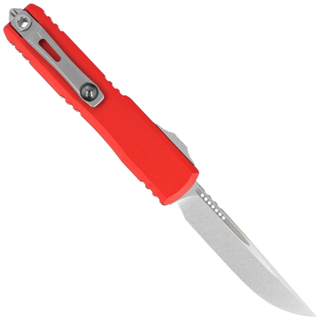 Microtech Ultratech Gen IV S/E OTF Knife Red Aluminum, Stonewashed M390MK by Tony Marfione (11214-10RD)