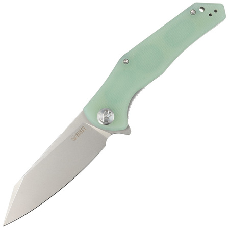 Nóż składany Kubey Flash Jade G10, Bead Blasted AUS-10 (KU158I)