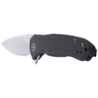 WE Knife Kitefin Black Titanium, Satin Finish CPM S35VN (2001G)