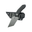Kubey Yokai Knife Black G10, Stonewashed 14C28N by Damned Designs (KU382A)