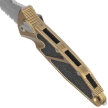 Microtech Socom Elite Auto S/E Automatic Knife Tan Aluminum, Apocalyptic P/S M390 by Tony Marfione (160A-11APTA)