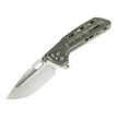 Nóż składany Reate TX228 LE No 017/100 Dark Bead Blasted Titanium, Dark Bead Blasted Titanium Clip, Satin M390 (TX228 TDBB.TDBB.SAT)