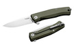LionSteel Myto Knife Green Aluminum, StoneWashed M390 by Molletta (MT01A GS)