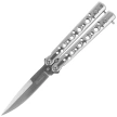 Nóż składany motylek Martinez Albainox Balisong Polished Steel, Polished 3Cr13Mov (02224)
