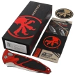 Nóż automatyczny Microtech Socom Elite Auto T/E Red Aluminum/3M, Stonewashed M390 by Tony Marfione (161A-10RD)