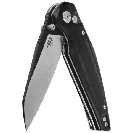 Bestech Snakebird Knife Black Micarta, Satin / Black PVD 14C28N (BG58B)
