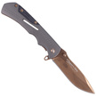 Martinez Albainox Knife Gray Aluminum, Copper Titanium 3Cr13MoV (18138)