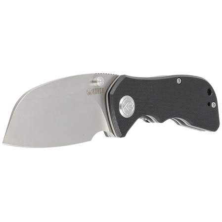 Kubey Knife Karaji Black G10, Bead Blasted D2 (KU180A)