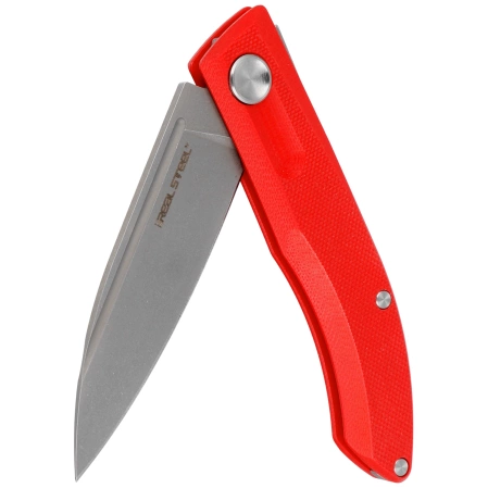 Nóż składany Real Steel Stella Red G10, Greywash VG-10 by Poltergeist Works (7053)