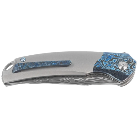 Bestech Supernova Knife Grey Titanium/Zirconium Timascus, Damasteel (BT2111E)