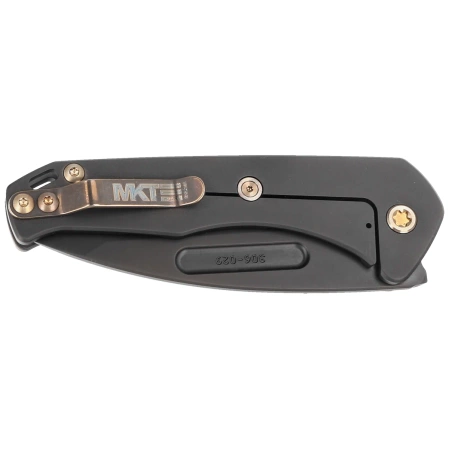 Nóż składany Medford Praetorian Slim T/E Black DLC Titanium, Bronze HW/Clip, DLC S45VN by Greg Medford (MK2084PT-30PV-T1C1-Q4)