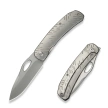 WeKnife Inmate Gray Titanium, Stonewashed CPM 20CV by Jerad Neeve (WE23096B-1)