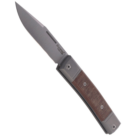 Nóż LionSteel bestMAN Natural Micarta, Clip Blade (BM1 CVN)