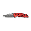 Civivi Anaaki Knife Red Aluminum, Damascus (C24039-DS1)