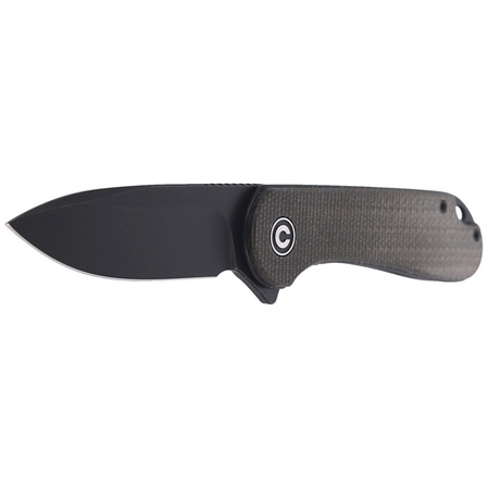 Nóż CIVIVI Elementum Flipper Green Micarta, Black Stonewashed (C907Z)