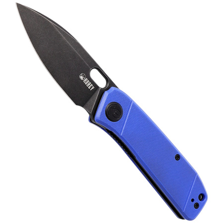 Kubey Knife Hyde, Blue G10, Dark Stonewashed 14C28N by Colin Maisonpierre (KU2104E)