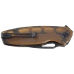 Kubey Knife Tityus Ultem, Black Stonewashed D2 (KU322M)