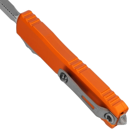 Nóż automatyczny OTF Microtech Ultratech Gen IV D/E Orange Aluminium, Apocalyptic M390MK by Tony Marfione (11224-10APOR)