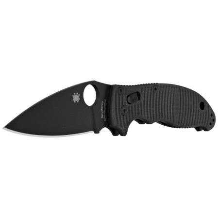 Spyderco Manix 2 SALT Knife Black G10, Black DLC MagnaCut by Eric Glesser (C101GMCBKP2)