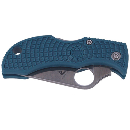 Nóż Spyderco Manbug Blue FRN K390 Plain (MFPK390)