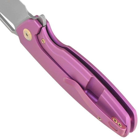 Kubey Tityus KB360C Knife Purple Titanium, Bead Blasted 14C28N
