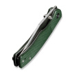 Civivi Clingman Knife Green Canvas Micarta, Satin Nitro-V by Taylor Martin Best Damn EDC (C23065-4)