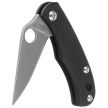 Spyderco Bug Knife Black G10, Satin 12C27 (C133GBKP)