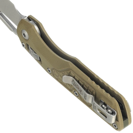 Nóż składany Microtech MSI S/E Ram-Lok Lawnman OD Green Frag G10, Stonewashed M390MK by Tony Marfione (210-10FRGTODLM)