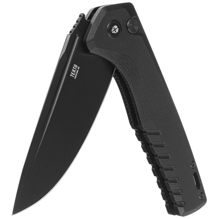 Tekto F3 Charlie Knife Black G10, Black HW, Black D2