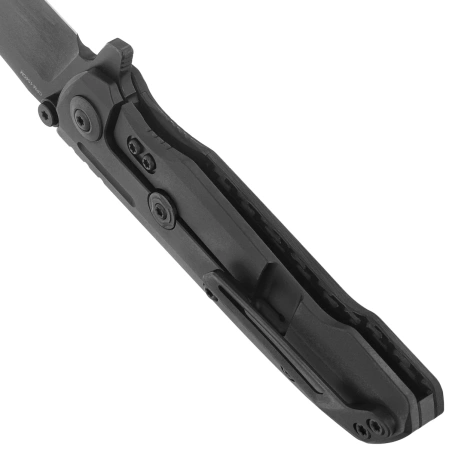 Nóż składany Reate District 9 V2 Black Titanium/Carbon Fiber, Black DLC 154CM (9D-V2 TDLC DLC)