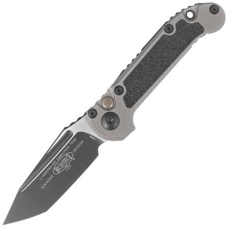 Microtech LUDT Gen III T/E Automatic Knife Natural Clear Aluminum, Black M390MK by Tony Marfione (1136-1NC)